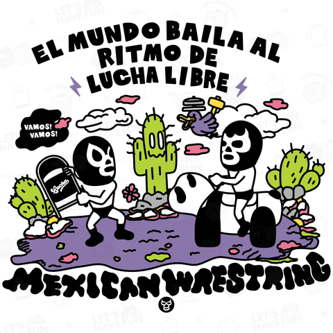 (バックプリント)MEXICAN WRESTLING#10