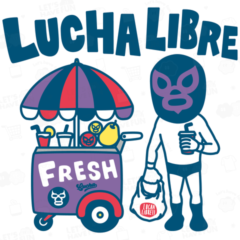 (バックプリント)LUCHA LIBRE#154