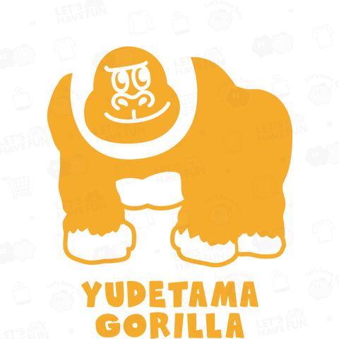 (バックプリント)YUDETAMAGORILLA