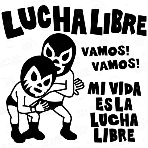 (バックプリント)LUCHA LIBRE#149mono