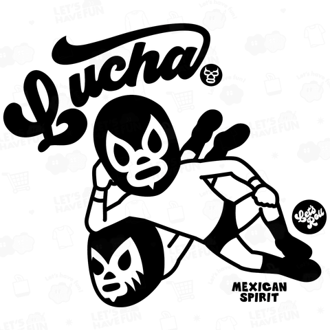 (バックプリント)LUCHA#117mono