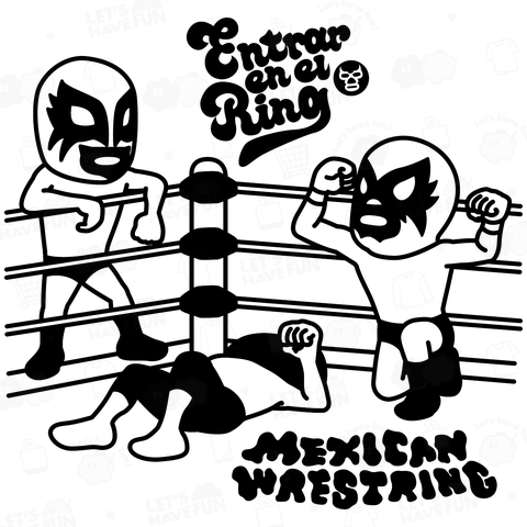 MEXICAN WRESTLING#12mono