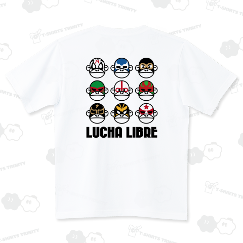 (バックプリント)LUCHA MONKEY NINE