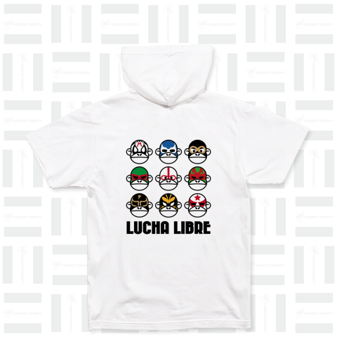 (バックプリント)LUCHA MONKEY NINE