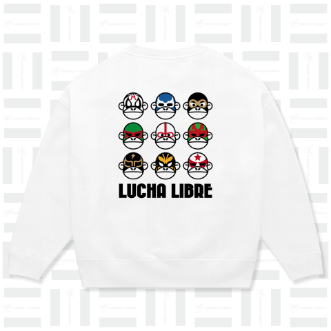 (バックプリント)LUCHA MONKEY NINE