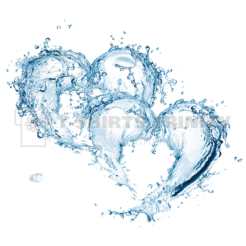 Hearts "Water  illustration"