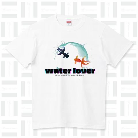 water lover ハイクオリティーTシャツ(5.6オンス)