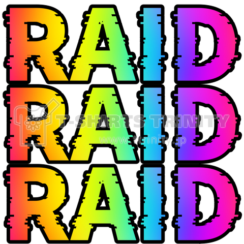RAID(レインボー前面アウトライン有ver)