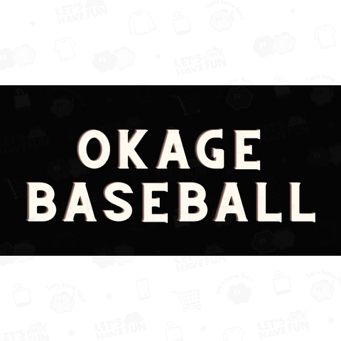 OKAGE BASEBALL 右胸ロゴ