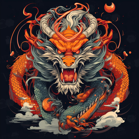 Japanese dragon god 02