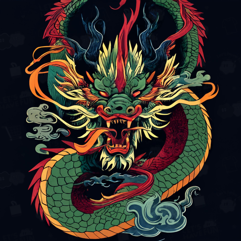 Japanese dragon god 05