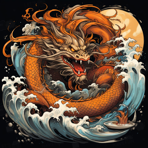 Japanese dragon god 06