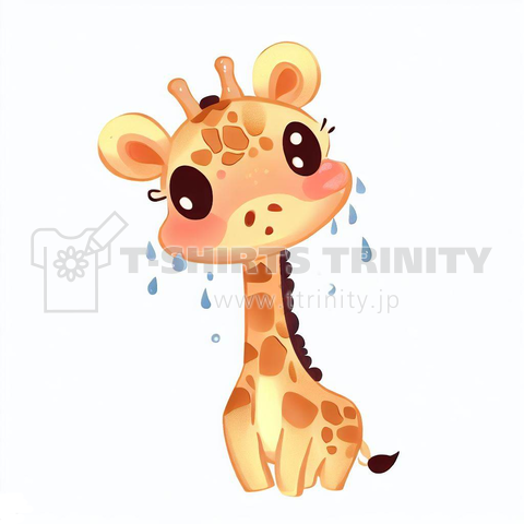 Sweating giraffe(汗をかくキリン)