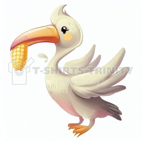 Pelicans & maize(ペリカン & トウモロコシ)