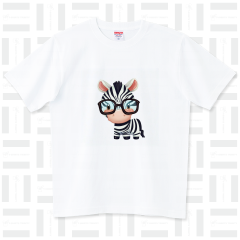 Zebra with glasses(眼鏡をかけたシマウマ)