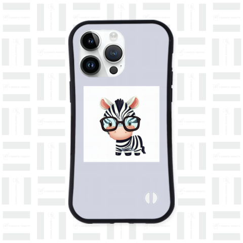 Zebra with glasses(眼鏡をかけたシマウマ)