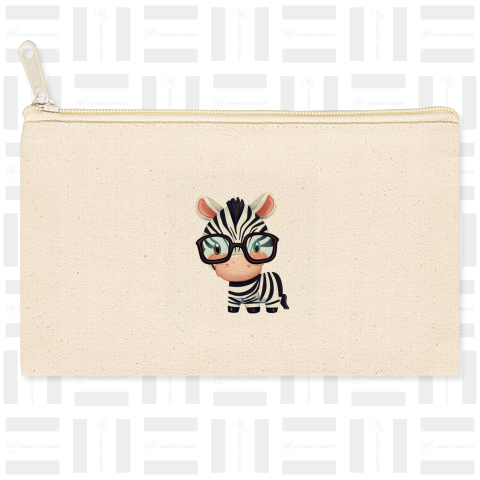 Zebra with glasses(眼鏡をかけたシマウマ)