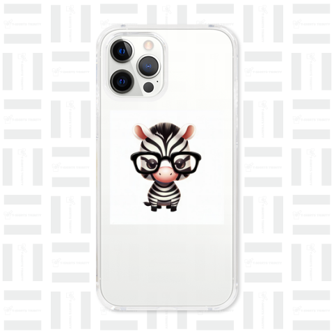 Zebra with glasses(眼鏡をかけたシマウマ)