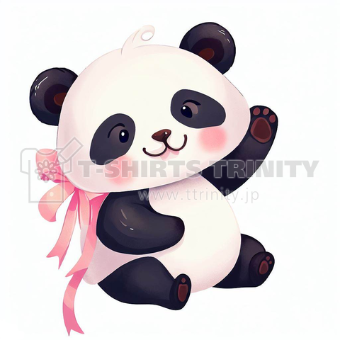 Waving panda(手を振るパンダ)