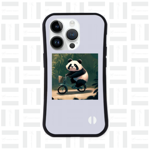 Panda on a bicycle(自転車に乗ったパンダ)