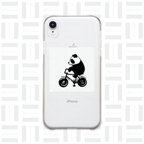 Panda on a bicycle(自転車に乗ったパンダ)