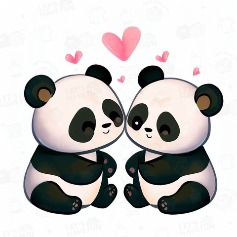 Panda & Heart(パンダ & ハート)