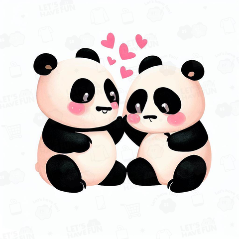 Panda & Heart(パンダ & ハート)