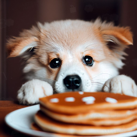 Pancakes & Dogs(ホットケーキ&犬)