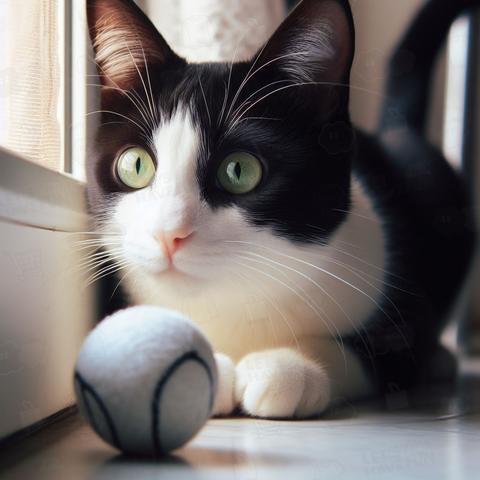 Cat playing with ball(ボールで遊ぶ猫)