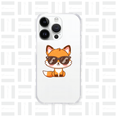 fox with sunglasses(サングラスをかけた狐)