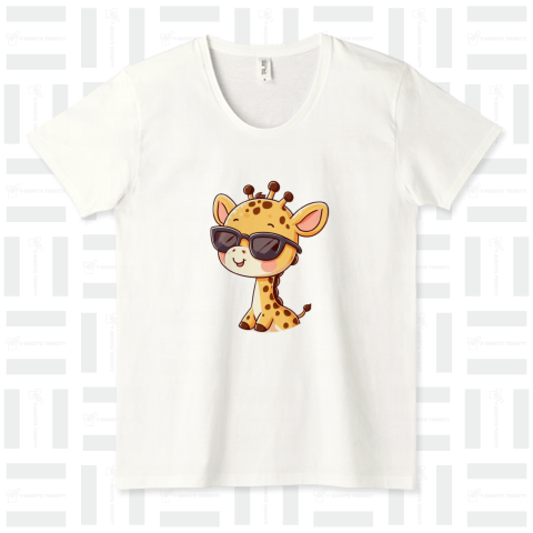 Giraffe with sunglasses(サングラスをかけたキリン)