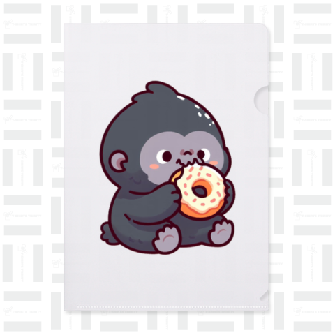 Donut-eating gorilla(ドーナツ食べるゴリラ)