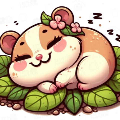 Sleeping hamsters(寝るハムスター)