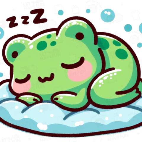 Sleeping frogs(熟睡する蛙)