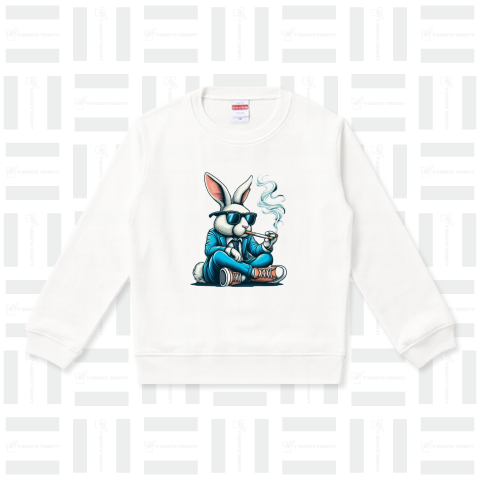 Rabbits smoking cigarettes(煙草を吸うウサギ)