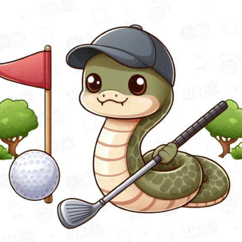 Golfing snakes(ゴルフをする蛇)