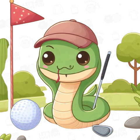 Golfing snakes(ゴルフをする蛇)