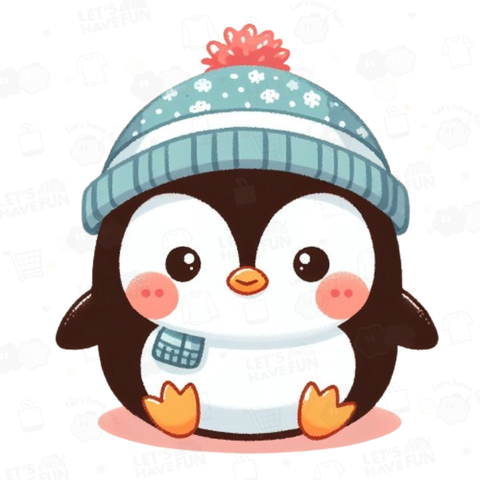 Penguin in a hat(帽子を着けたペンギン)