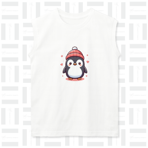 Penguin in a hat(帽子を着けたペンギン)