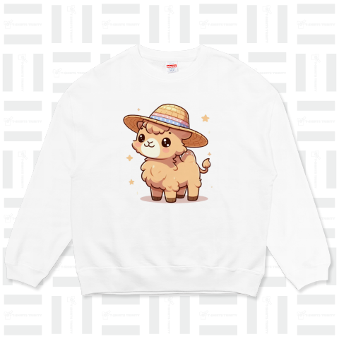 Camel with straw hat(麦わら帽子をかぶったラクダ)