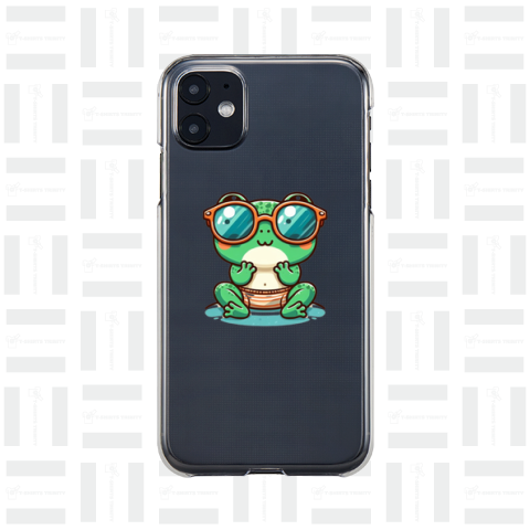 Frog with sunglasses(サングラスをかけた蛙)