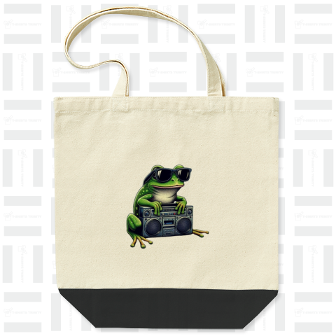 Frog with sunglasses(サングラスをかけた蛙)