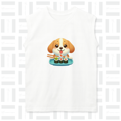 Sushi eating dog(寿司食べる犬)