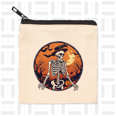 骸骨と月「Skeleton and moon」