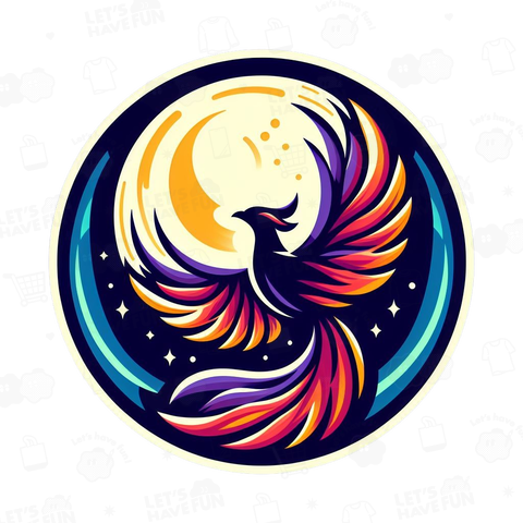 不死鳥と月「phoenix and moon」