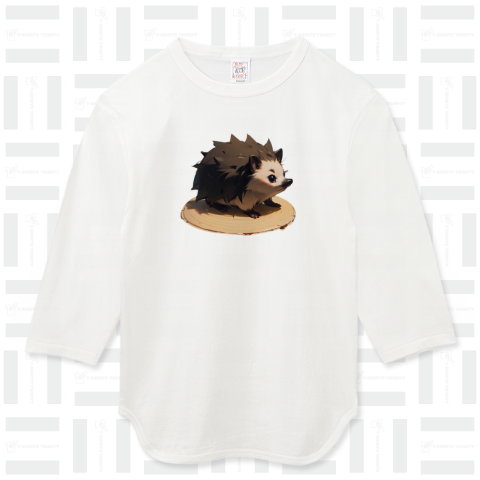 くぁいいハリネズミTシャツ