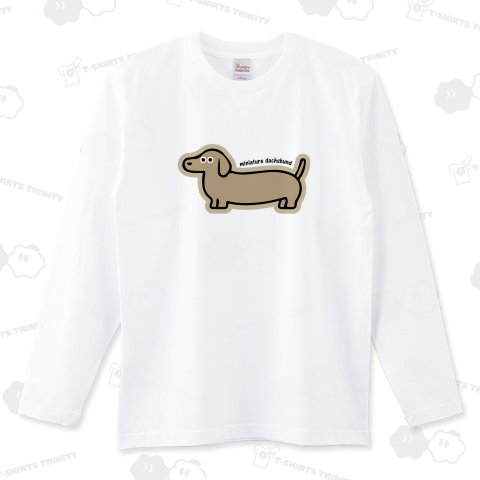 犬くん ロングTシャツ(5.6オンス)