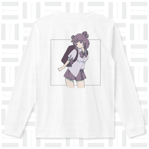 ゆるふわJK リブ付きロングTシャツ(5.6オンス)