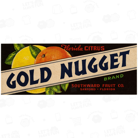 Gold Nugget Brand Citrus Label