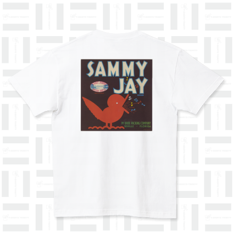 Sammy Jay Brand Citrus Label ハイクオリティーTシャツ(5.6オンス)